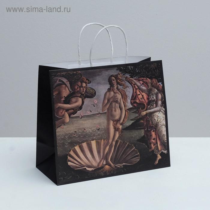 

Пакет подарочный крафтовый «Рождение Венеры», 32 × 28 × 15 см