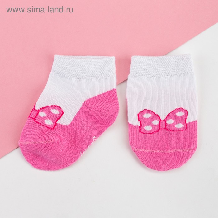 

Набор носков Минни Маус, 2 пары, 6-8 см