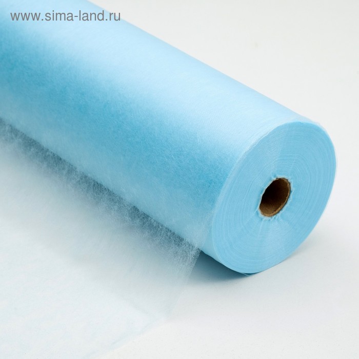 Салфетка, плотность 17 г/м2, SMS, 40 × 60 см, 200 шт, цвет голубой
