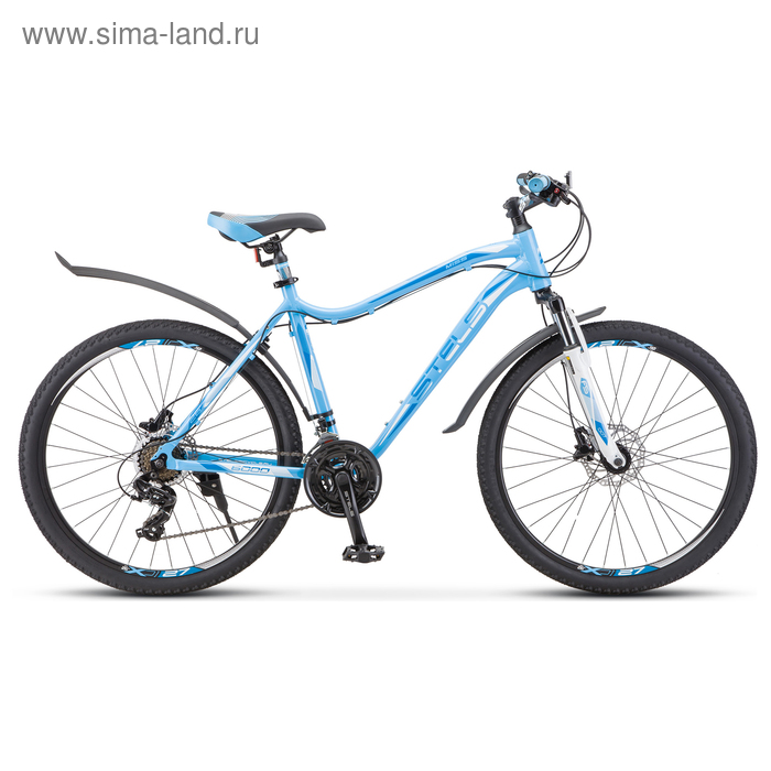 Велосипед 26 Stels Miss-6000 D, V010, цвет голубой, размер 15 велосипед 26 stels miss 6100 d v010 цвет светло красный размер рамы 17