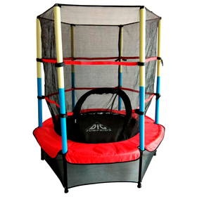 

Батут DFC JUMP KIDS, d=137 см, с сеткой, цвет красный/жёлтый/синий