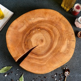 

Спил-доска торцевой, d=35-40 см, h=4-5 cм, массив ясеня