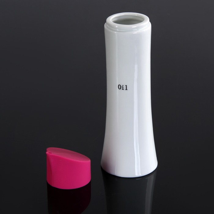 Набор для соусов и масел 350 мл "Олива", 2 шт, цвет малиновый