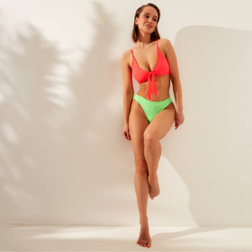 Плавки купальные женские MINAKU Summer time, размер 50, цвет лайм Ош