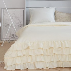 

Постельное бельё Этель «Молочная карамель» 1,5 сп 145х210±2 см, 150х210±3 см, 70х70±3 см- 1шт, мако-сатин