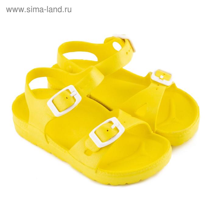Сандалии детские, цвет жёлтый, размер 24