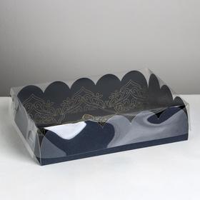 Коробка подарочная с PVC-крышкой «Роскошь», 20 × 30 × 8 см от Сима-ленд