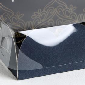 Коробка подарочная с PVC-крышкой «Роскошь», 20 × 30 × 8 см от Сима-ленд