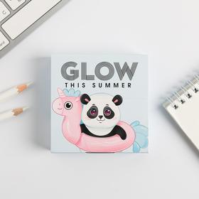 

Бумажный блок в картонном футляре Glow this summer, 250 листов