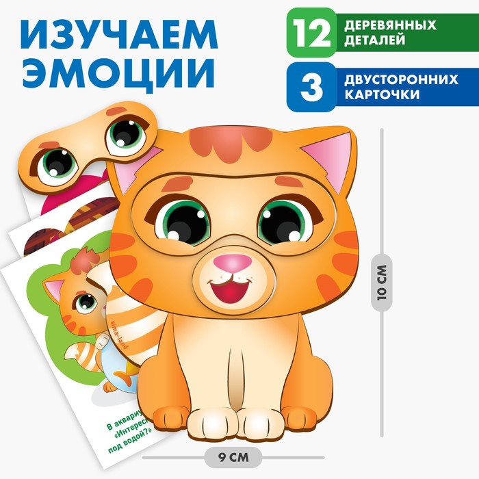 Дидактические игры и материалы. Изучаем эмоции с котёнком П 207