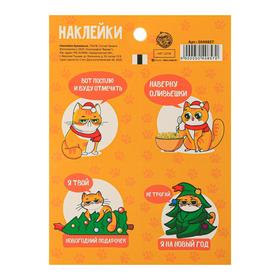 

Наклейки бумажные «Наверну оливьешки», c приколами, 11 × 15 см