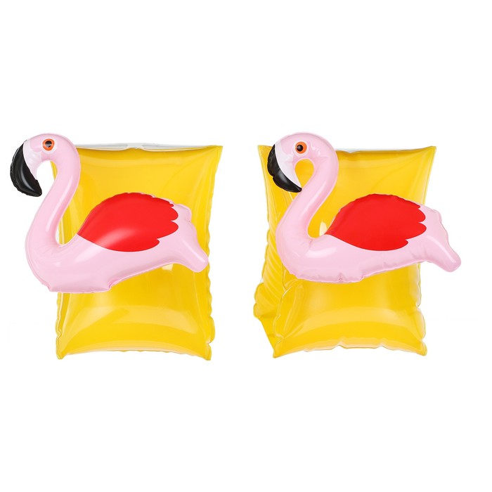 Нарукавники детские надувные «Фламинго» нарукавники для плавания тачки надувные