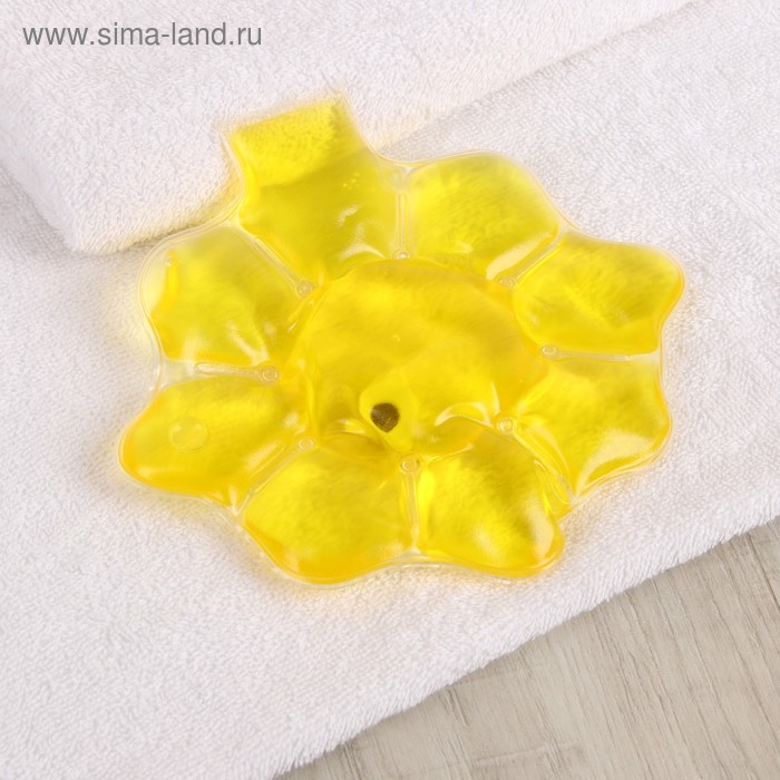 Грелка солевая медицинская физиотерапевтическая «Солнце», цвет жёлтый цена и фото