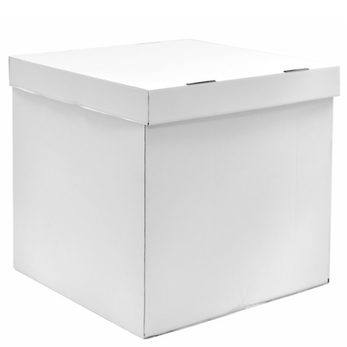 Коробка для воздушных шаров, Белый, 60*60*70 см, 1 шт.