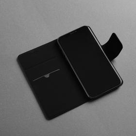 

Чехол-книжка Maverick Slimcase, универсальный, размер 4.8-5", материал алькантара, антрацит