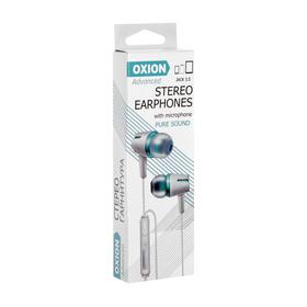 

Наушники OXION HS103BL, вакуумные, микрофон, 110 дБ, 32 Ом, 3.5 мм, 1.1 м, белые