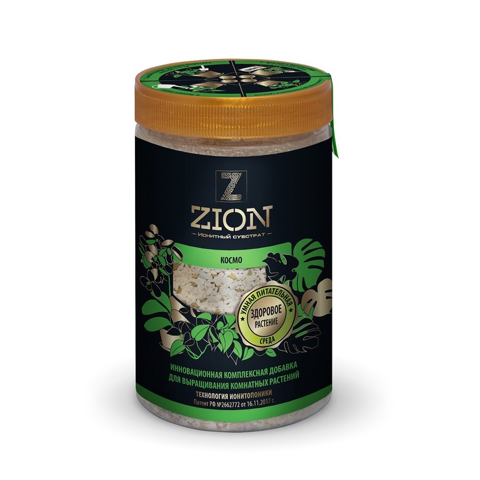 Субстрат ZION Космо ионитный, для выращивания комнатных растений, питательная добавка, 700 гр