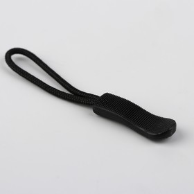 Пуллер для молнии, 2,5 см, 6 × 0,8 см, 10 шт, цвет чёрный от Сима-ленд