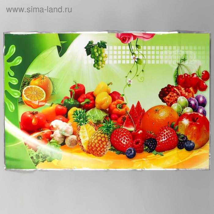

Наклейка на кафельную плитку "Витамины" 90х60 см