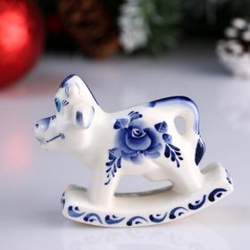 

Сувенир фарфоровый "Коровка Русская", 7 см