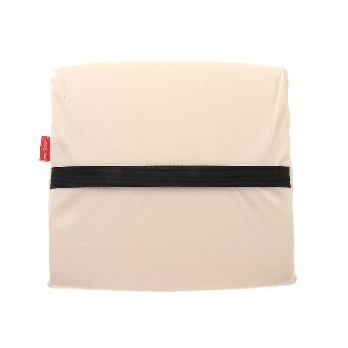 Ортопедическая подушка на спинку кресла Комфорт, бежевая