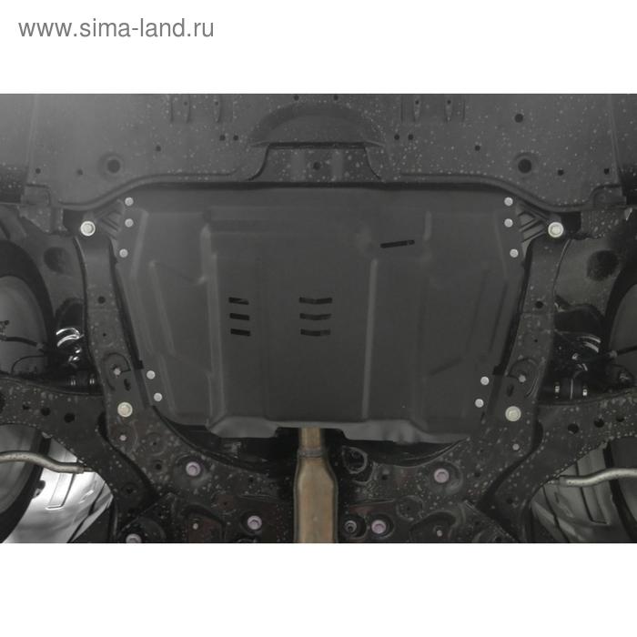 фото Защита картера и кпп автоброня для toyota camry (v - 2.4; 3.5) 2006-2011, крепеж в комплекте, сталь, 2 мм, 111.09519.1 rival