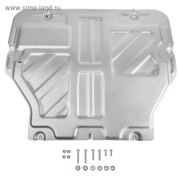 фото Защита картера и кпп volkswagen transporter 2003-2015, al 4 мм, в комплекте, 333.5806.2 rival