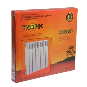

Радиатор Tropic 500x80 мм биметаллический, 8 секций