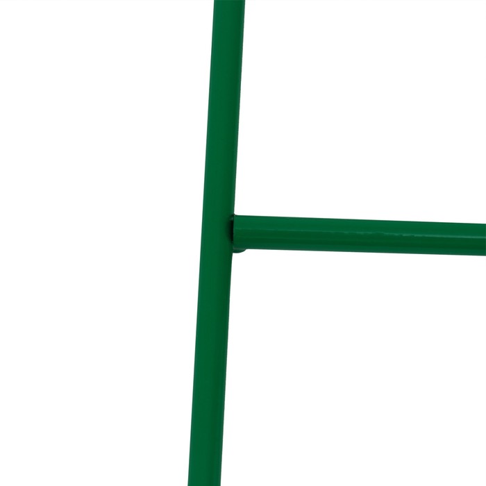 Шпалера, 140 × 30 × 1 см, металл, зелёная, «Лестница»