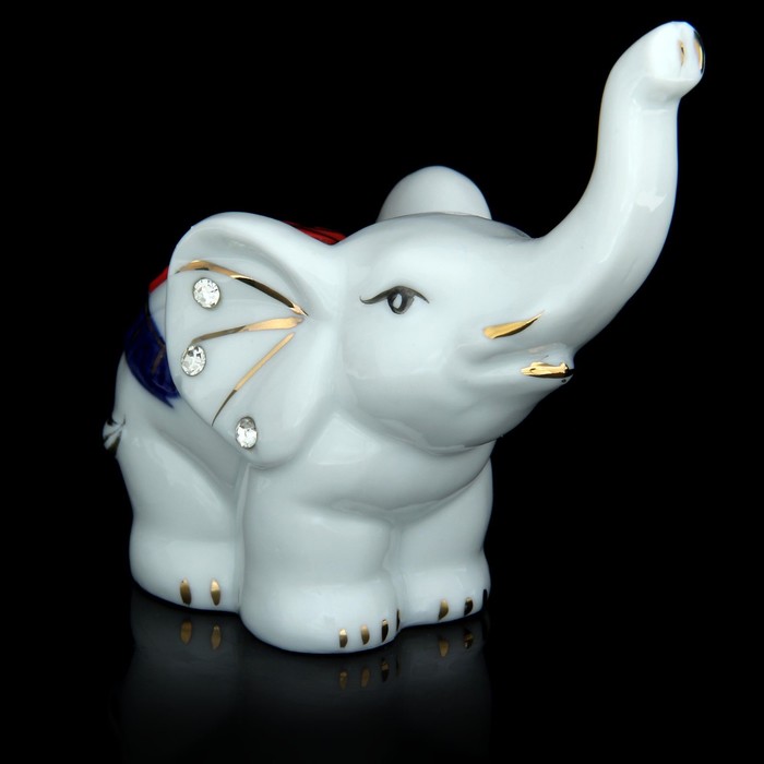 Сувенир под фарфор "Слонёнок со стразами в ушках"