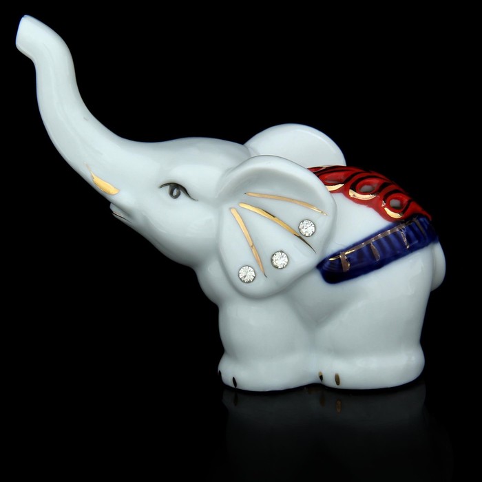 Сувенир под фарфор "Слонёнок со стразами в ушках"