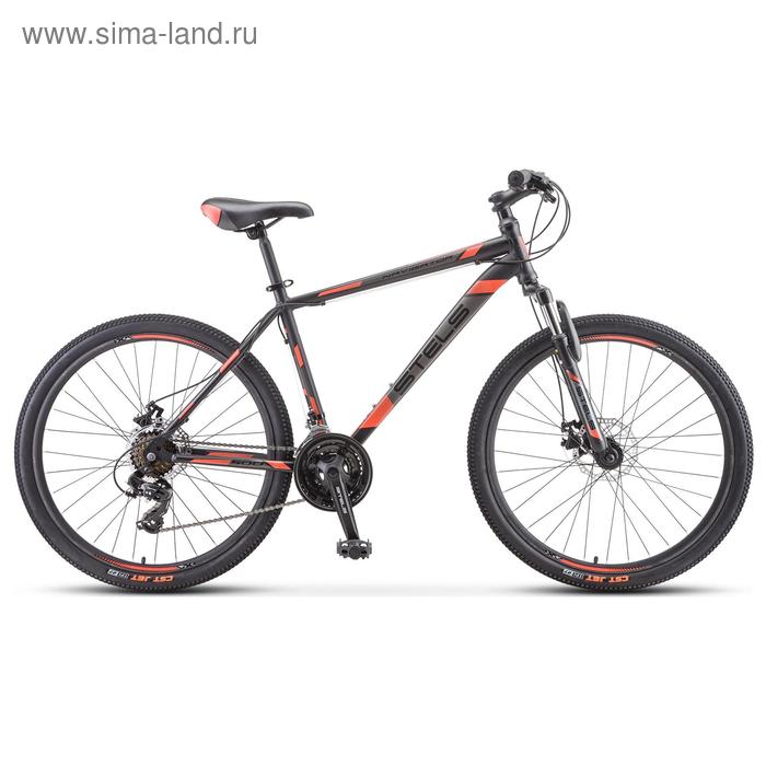 фото Велосипед 26" stels navigator-500 md, f010, цвет черный/красный, размер 16"