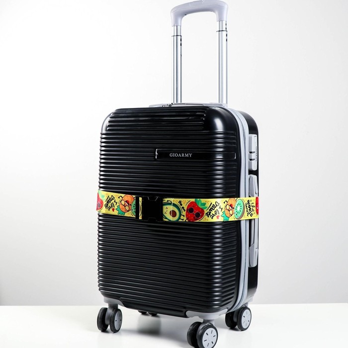 Ремень для чемодана «Фрукты», 180 × 5 см