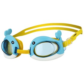 Очки для плавания «Дельфин» + беруши, детские, цвет голубой Ош