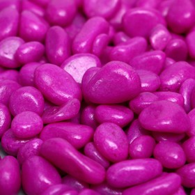 Грунт декоративный, флуоресцентный, пурпурный, фр. 5-10 мм, 350 г Ош