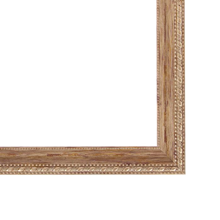 Рама для картин (зеркал) 30 х 40 х 2.6 см, пластиковая, Calligrata, дерево с золотом