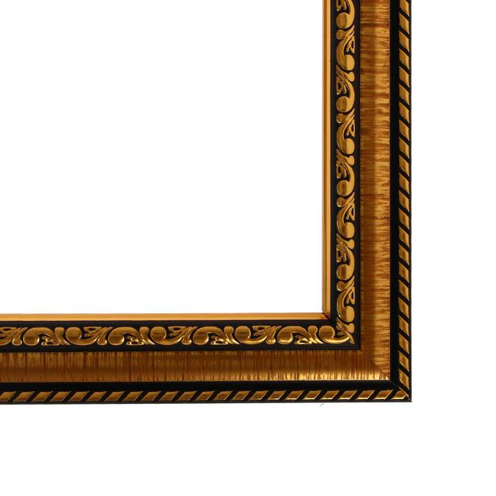 Рама для картин (зеркал) 21 х 30 х 2.8 см, пластиковая, Calligrata, золото