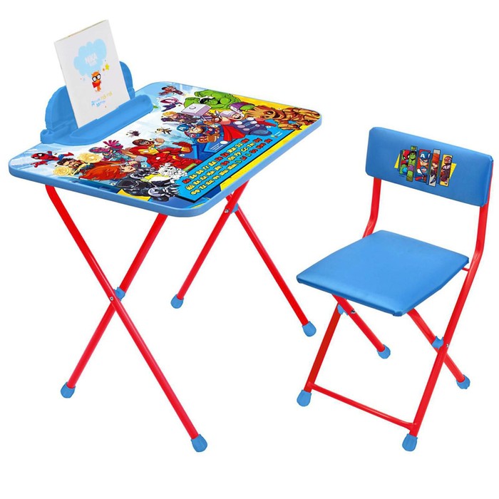 Комплект детской мебели «Marvel. Мстители 2», мягкий стул стул пуф для детской мебели