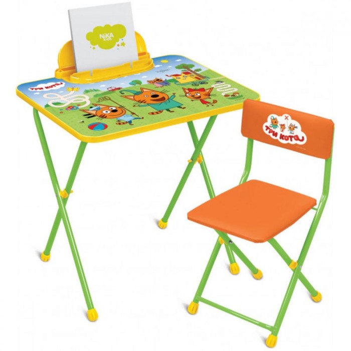 Комплект детской мебели «Три кота», мягкий стул стул пуф для детской мебели