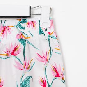 

Брюки KAFTAN "Flowers", белый, р. 48-50
