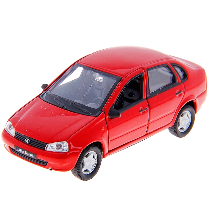 Модель машины LADA Kalina, масштаб масштаб 1:34-39, цвета МИКС