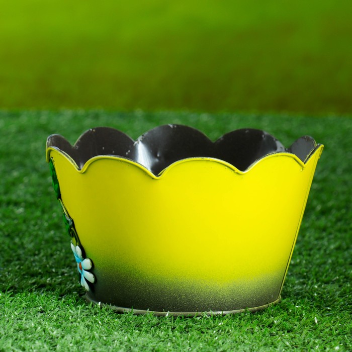 Кашпо оцинкованное "Летняя пора" микс