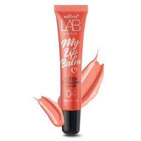 

Блеск-бальзам для губ Bielita Lab My Lipbalm, тон 04 fizzy peach, 15 мл