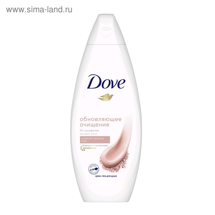 Гели для душа Крем-гель для душа Dove «Розовая глина», 250 мл