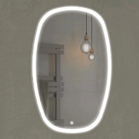 Зеркало Comforty Космея 50, светодиодная лента, бесконтактный сенсор, 50х80 см