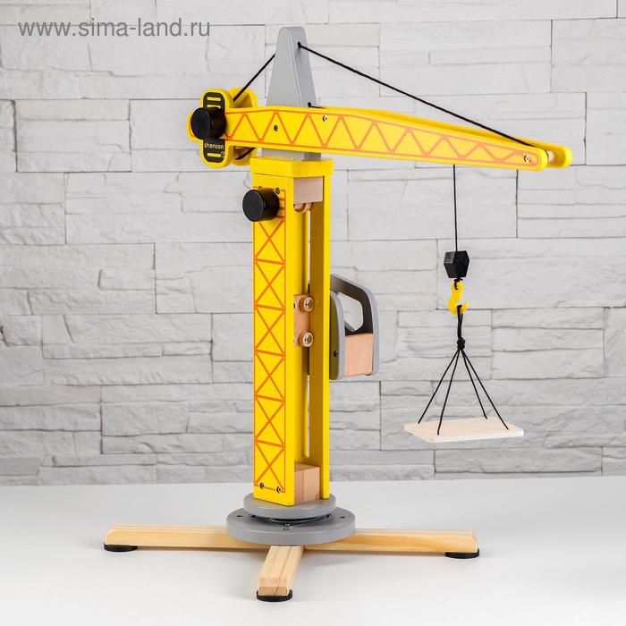 Игрушка из дерева «Кран» 14,5×51×22 см