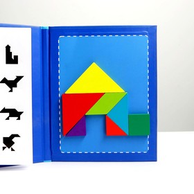 Магнитный танграм «В книжке» 1,5×18×22 см от Сима-ленд