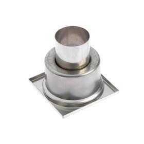 

Трап MasterProf, d=50 мм, вертикальный, 100х100 мм, металлический, гидрозатвор, хром