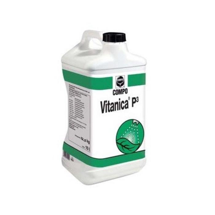 Жидкое органо-минеральное удобрение Compo для газонов Vitanica P3, 10 л