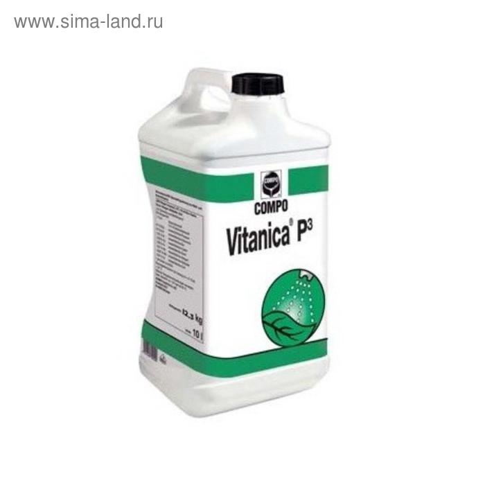 Жидкое органо-минеральное удобрение для газонов Vitanica P3 Compo, 10 л